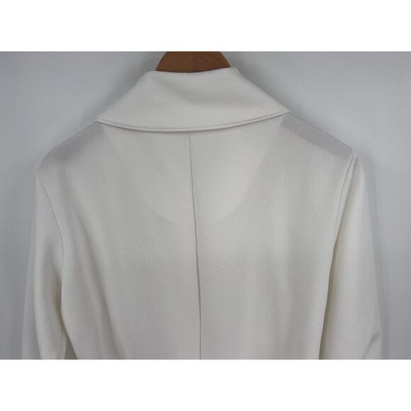 Vintage 70s Le Voy White Disco Leisure Jumpsuit Polyester Retro Groovy - Picture 10 of 15